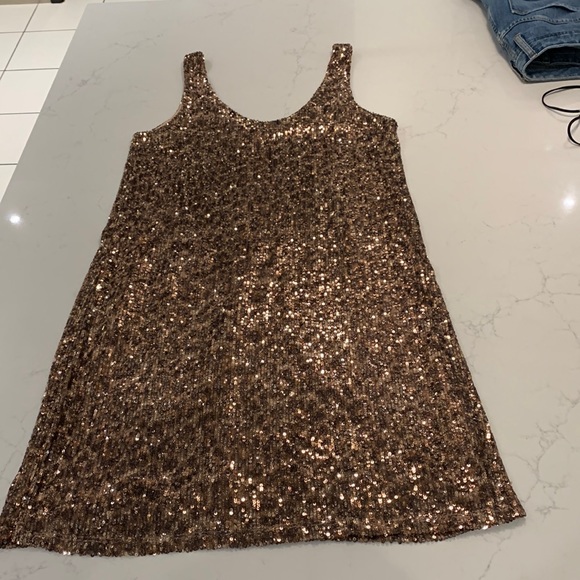 Gibson " hi sugarplum" sequin dress - Picture 3 of 8